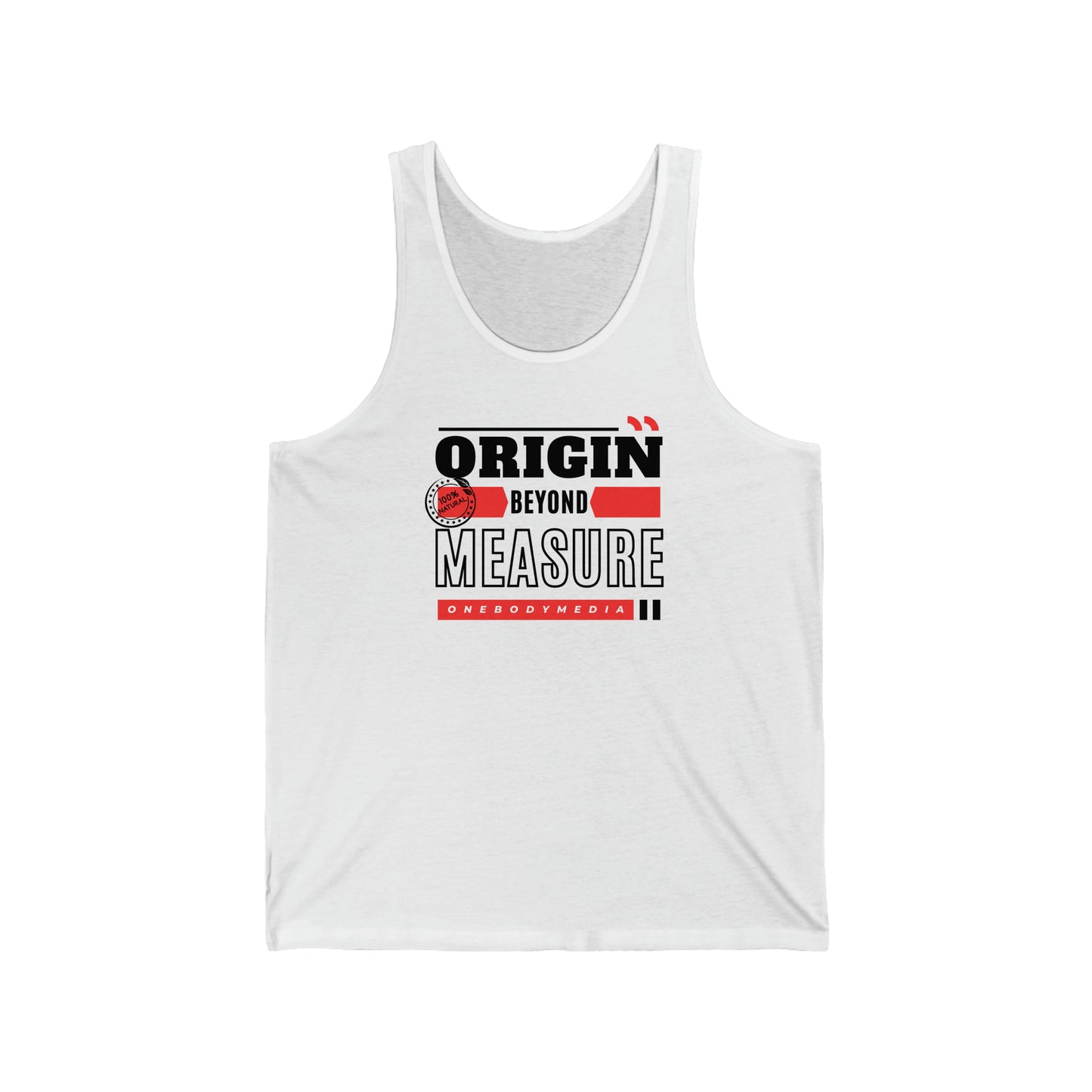 OBM ORIGINxBEYONDxMEASURE Unisex Jersey Tank