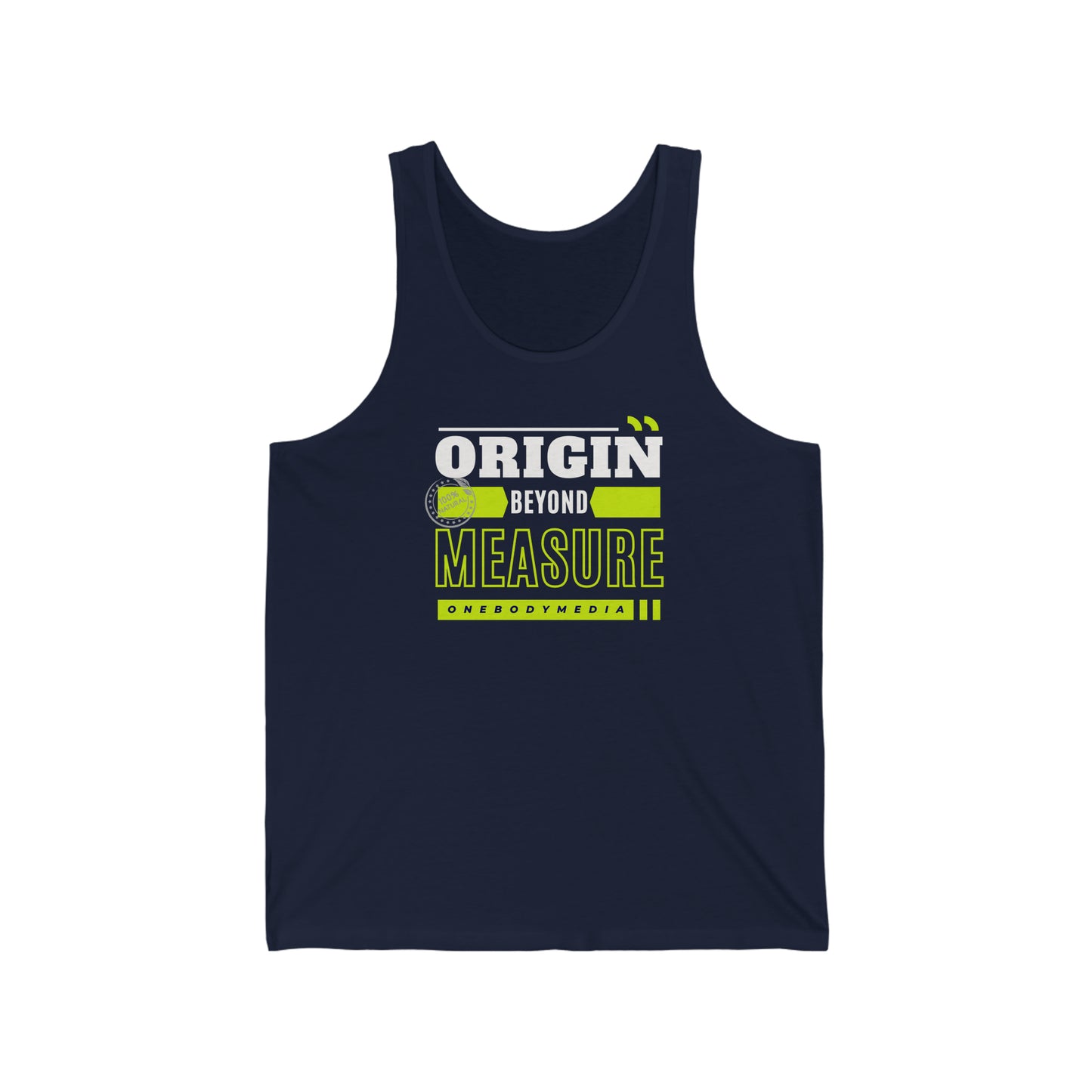 OBM ORIGINxBEYONDxMEASURE Unisex Jersey Tank